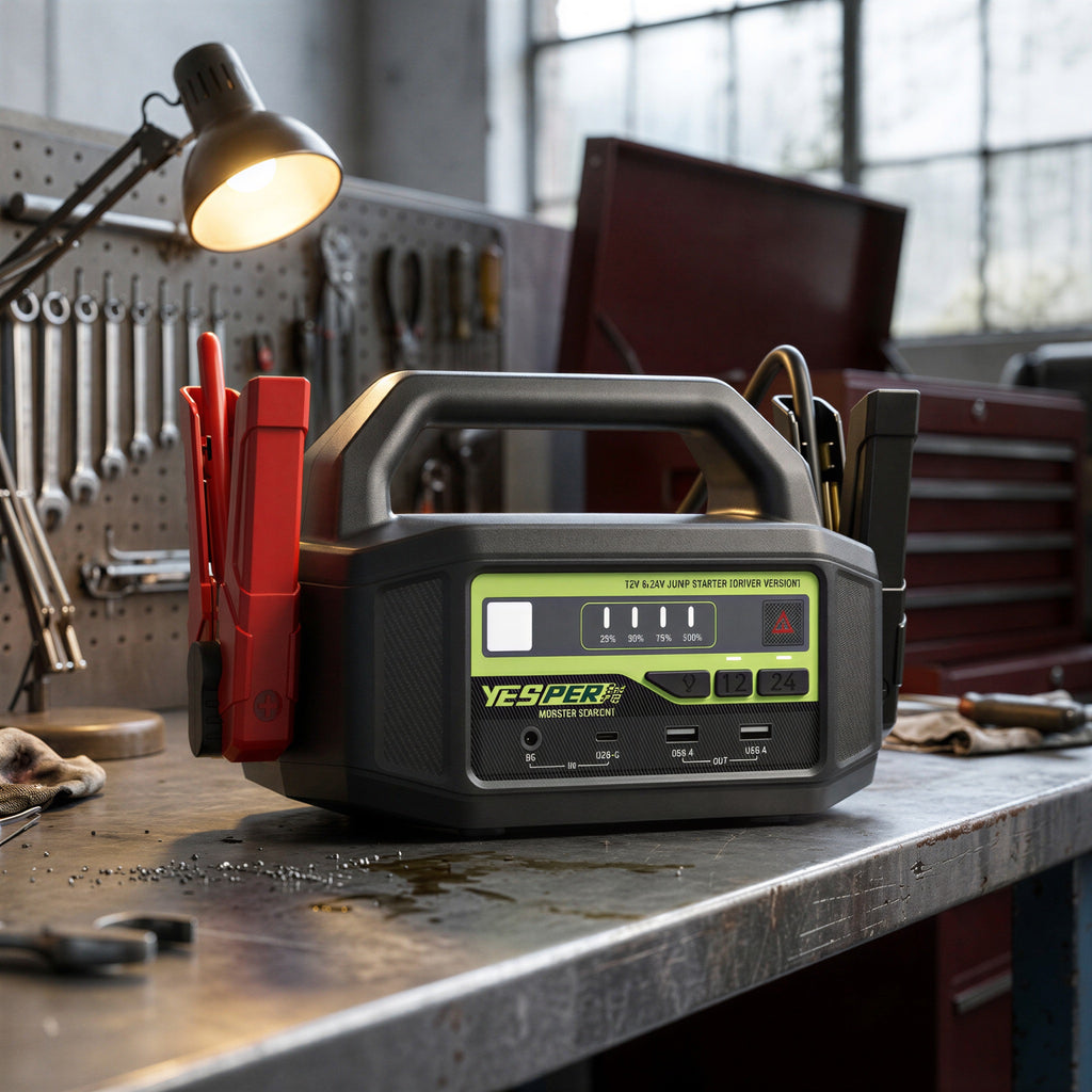 Station de démarrage YESPER utilisée dans un atelier